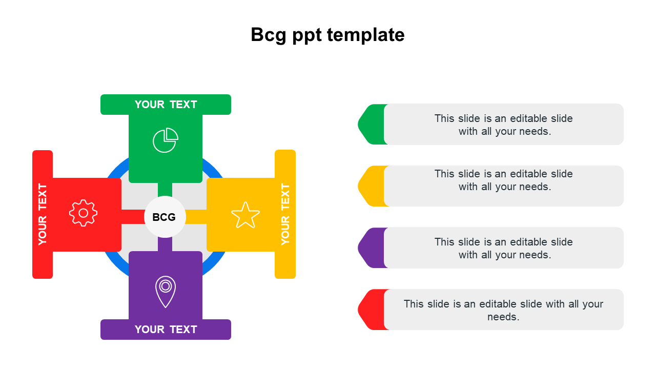 Check out this Circular BCG PPT Template Slide presentation